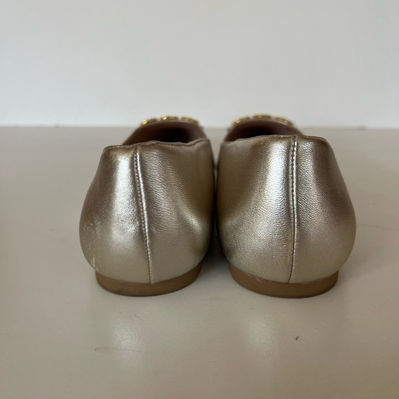 Jack Rogers Metallic Rhinestone Pointed Ballet Flat, size 10 - Picture 8 of 13